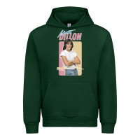Forest Green Matt Dillon - Retro Aesthetic Design Urban Hoodie - longCreatives