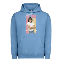 Pigment Pebble Blue Matt Dillon - Retro Aesthetic Design Urban Hoodie - longCreatives