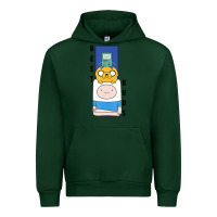 Forest Green Cn Adventure Time Finn Jake Bmo Best Buds Urban Hoodie - longCreatives