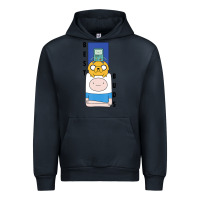 Navy Cn Adventure Time Finn Jake Bmo Best Buds Urban Hoodie - longCreatives
