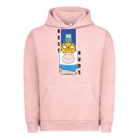 Pigment Salmon Cn Adventure Time Finn Jake Bmo Best Buds Urban Hoodie - longCreatives