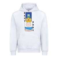 White Cn Adventure Time Finn Jake Bmo Best Buds Urban Hoodie - longCreatives