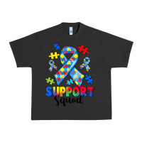 Pigment Black support squad autism Urban Heavy Tee - CowGirlArtShop