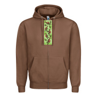 Chestnut dinosaur parasaurolophus pen wrap Zipper Hoodie - Artiststas