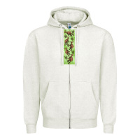 Oatmeal Heather dinosaur parasaurolophus pen wrap Zipper Hoodie - Artiststas