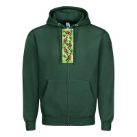 Sports Green dinosaur parasaurolophus pen wrap Zipper Hoodie - Artiststas