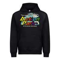 Black Funny Action Park New Jersey 1978 Vintage Urban Hoodie - longCreatives