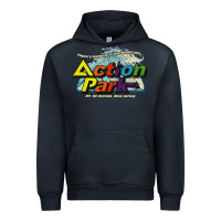 Navy Funny Action Park New Jersey 1978 Vintage Urban Hoodie - longCreatives