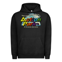 Pigment Black Funny Action Park New Jersey 1978 Vintage Urban Hoodie - longCreatives