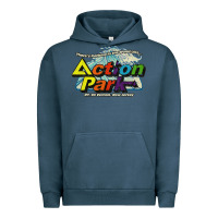 Pigment Midnight Navy Funny Action Park New Jersey 1978 Vintage Urban Hoodie - longCreatives