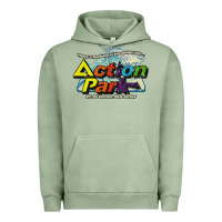 Pigment Oil Green Funny Action Park New Jersey 1978 Vintage Urban Hoodie - longCreatives