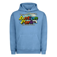 Pigment Pebble Blue Funny Action Park New Jersey 1978 Vintage Urban Hoodie - longCreatives