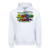 White Funny Action Park New Jersey 1978 Vintage Urban Hoodie - longCreatives