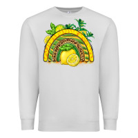 Dove Grey lemon  rainbow Premium Sweatshirt - BarkalooDesign