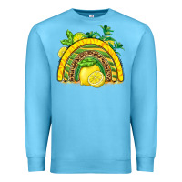 Ocean Blue lemon  rainbow Premium Sweatshirt - BarkalooDesign