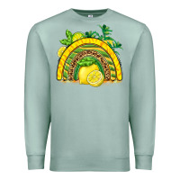 Seafoam lemon  rainbow Premium Sweatshirt - BarkalooDesign
