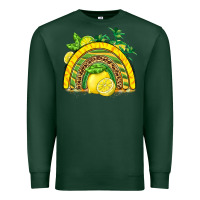 Sports Green lemon  rainbow Premium Sweatshirt - BarkalooDesign