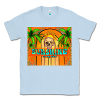 Dusty Blue sunshine on my mind Classic Tee - TumblerDesignByShophia