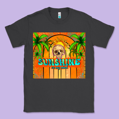 Sunshine On My Mind Classic Tee Designed By Tumblerdesignbyshophia