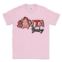 Bubblegum Pink Christmas Santa Baby Classic Tee - RanaPortraitStore