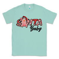Seafoam Christmas Santa Baby Classic Tee - RanaPortraitStore