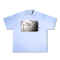 Grape Ice volleyball brushstroke Urban Heavy Tee - RanaPortraitStore