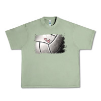 Oil Green volleyball brushstroke Urban Heavy Tee - RanaPortraitStore