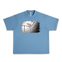 Pebble Blue volleyball brushstroke Urban Heavy Tee - RanaPortraitStore