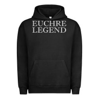 Pigment Black euchre tee shirt funny euchre player gift idea euchre legend Urban Hoodie - longCreatives