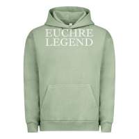Pigment Oil Green euchre tee shirt funny euchre player gift idea euchre legend Urban Hoodie - longCreatives