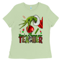 Matcha Christmas Character Ladies Tee - NancyCooperArtShop