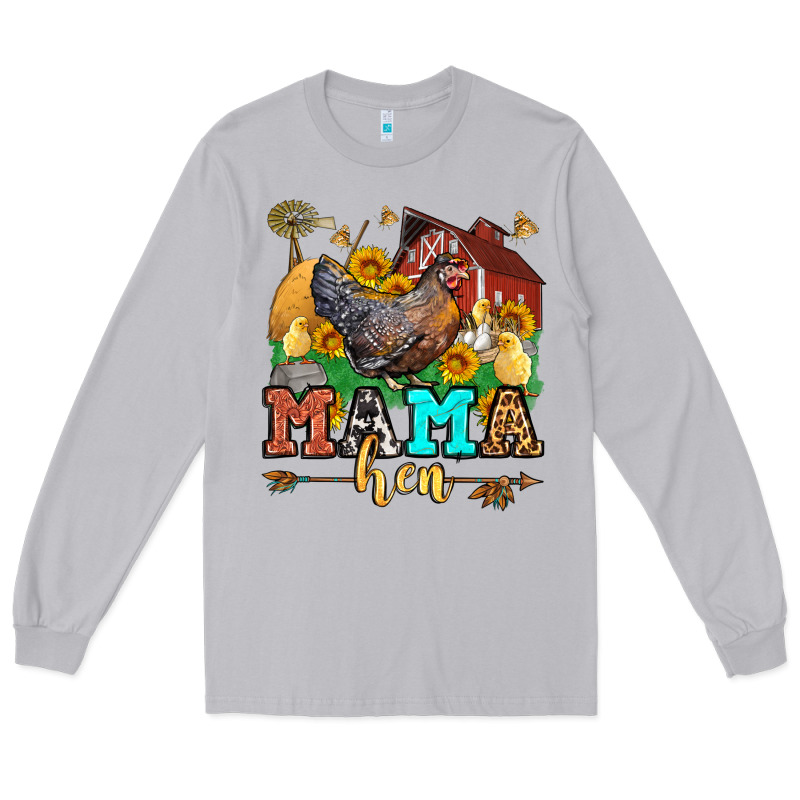 Mama Hen Western Olivia Long Sleeve Tee by OliviaCreatesArt | Teevron
