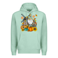 Seafoam Happy Fall Premium Hoodie - CowhideDigitalArt