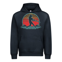 Navy Softball Retro Vintage 80s Style Player Gift Urban Hoodie - longCreatives