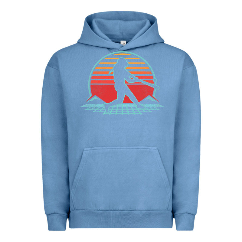 Softball Retro Vintage 80s Style Player Gift Urban Hoodie by longCreatives | Teevron