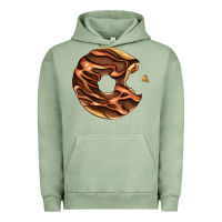 Pigment Oil Green chocolate donut Urban Hoodie - AdoDesignShop
