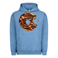 Pigment Pebble Blue chocolate donut Urban Hoodie - AdoDesignShop