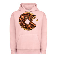 Pigment Salmon chocolate donut Urban Hoodie - AdoDesignShop