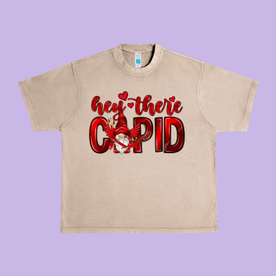 Hey There Cupid Valentine's Day Urban Heavy Tee Designed By Howdyjamesfarm