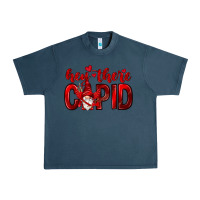 Midnight Navy Hey there Cupid Valentine's Day Urban Heavy Tee - HowdyJamesFarm
