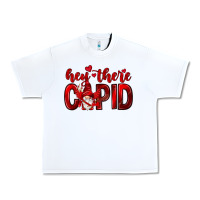 White Hey there Cupid Valentine's Day Urban Heavy Tee - HowdyJamesFarm