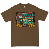 Cacao Christmas begins with christ cross Premium Tee - Jasminsmagicworld