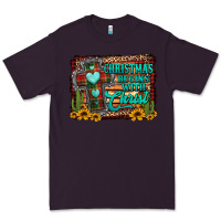 Plum Christmas begins with christ cross Premium Tee - Jasminsmagicworld