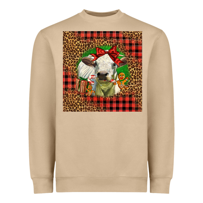Cute Baby Calf Christmas Heavyweight Sweatshirt by LillyAllenDesigns | Teevron