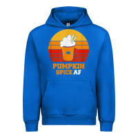 Cobalt pumpkin spice af retro vintage background happy halloween Urban Hoodie - longCreatives
