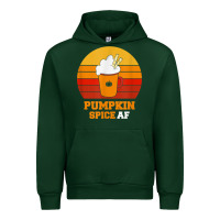 Forest Green pumpkin spice af retro vintage background happy halloween Urban Hoodie - longCreatives