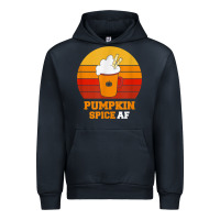 Navy pumpkin spice af retro vintage background happy halloween Urban Hoodie - longCreatives