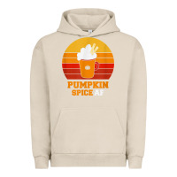 Pigment French Oak pumpkin spice af retro vintage background happy halloween Urban Hoodie - longCreatives