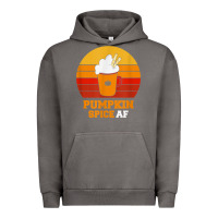 Pumpkin Spice Af Retro Vintage Background Happy Halloween Urban Hoodie | Teevron
