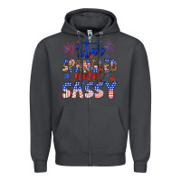 Smoke star spangled and sassy Zipper Hoodie - Artiststas
